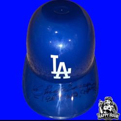 Chuck Essegian Signed Autograhed LA Dodgers Mini Helmet 59 WS Champs