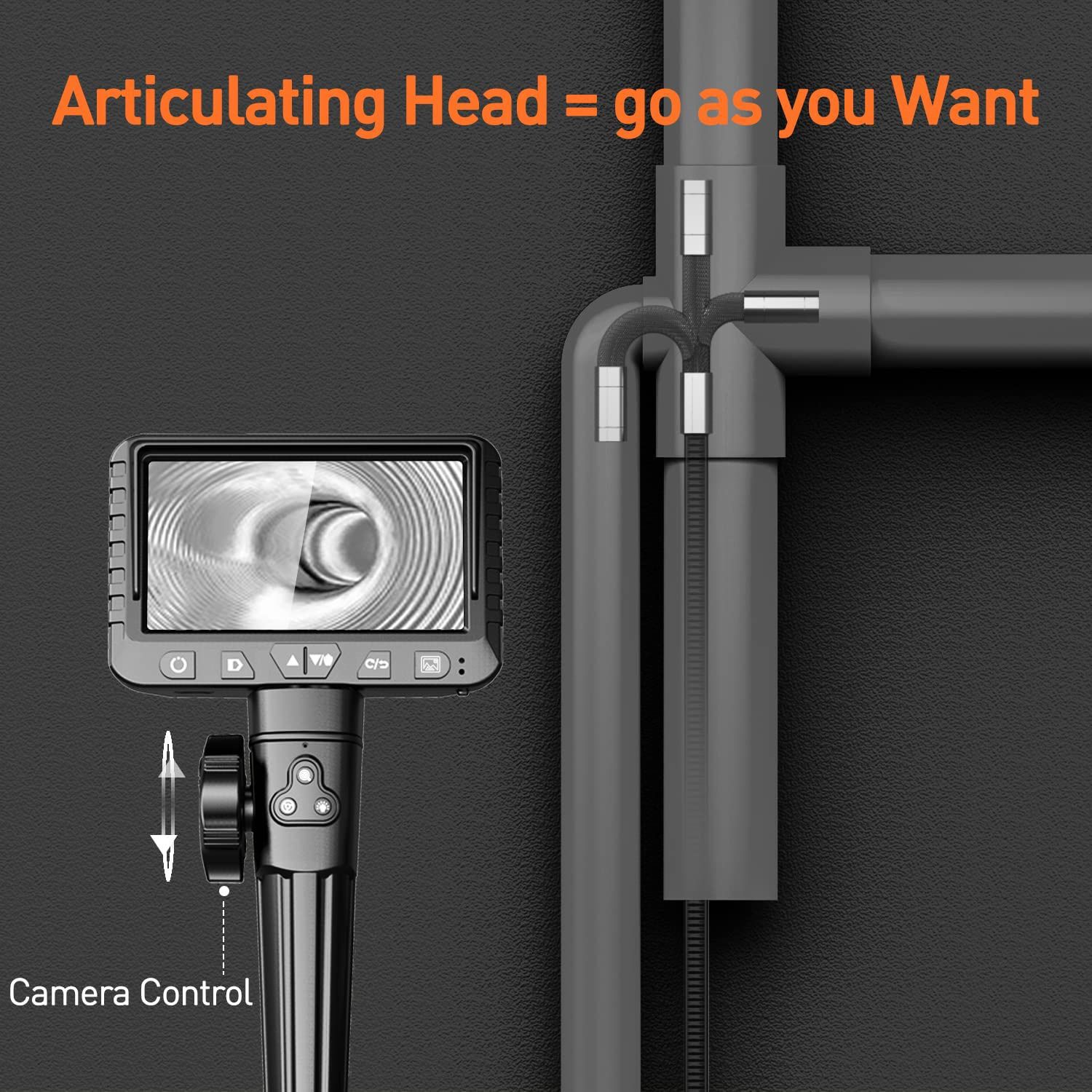 Precision Insight DXZtoz Ultra Thin Articulating Borescope for Sale in