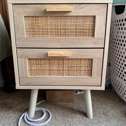 Set of nightstand side tables