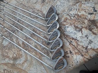 Ping I3 Blade Red Dot Iron Set 3-8+PW Cushin JZ Stiff Flex Shafts Golf Pride Grips