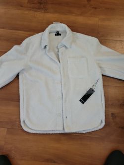 Forever 21 White Sherpa Shacket