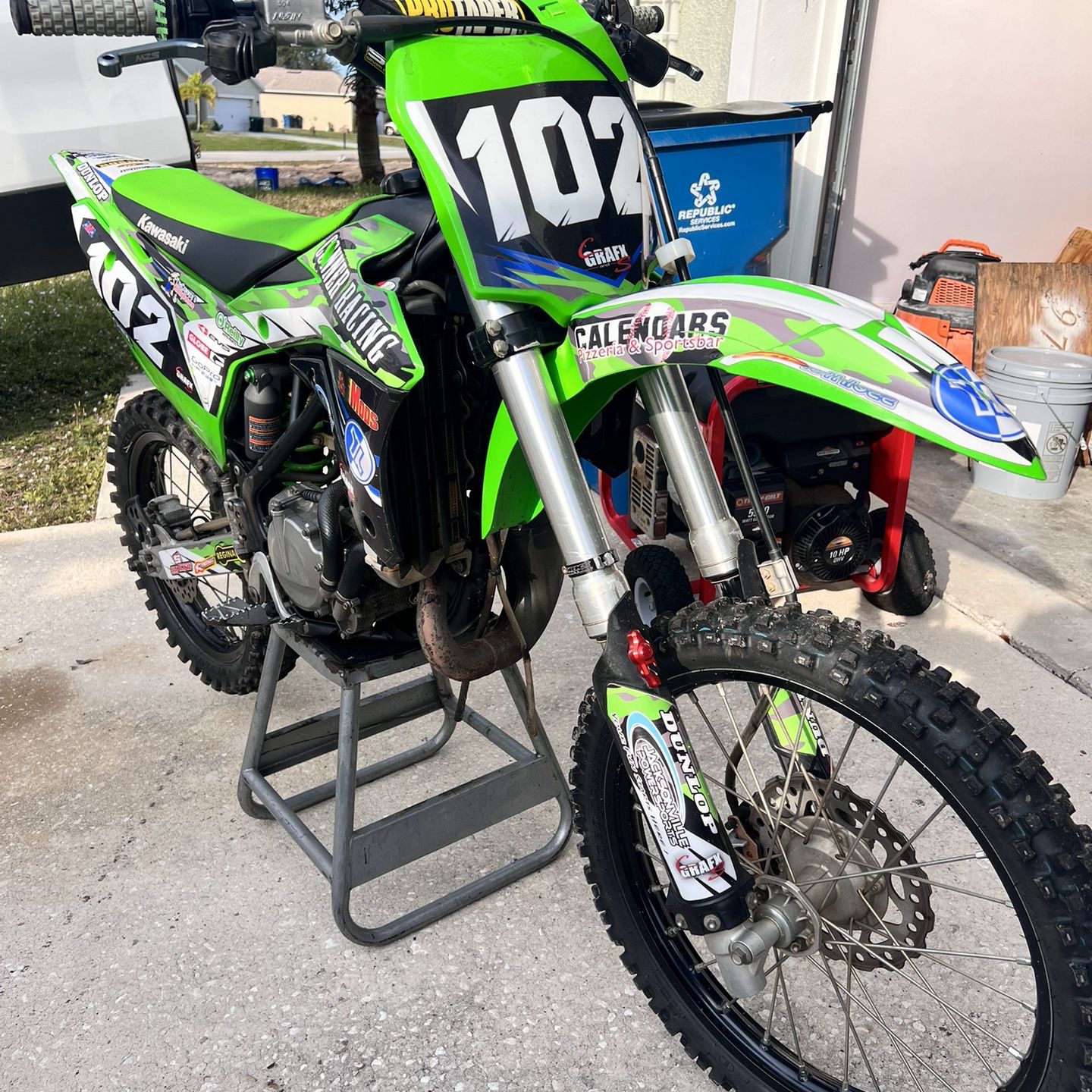 2015 Kawasaki 100cc -$2,900