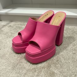 Brand New Pink Platform Heels