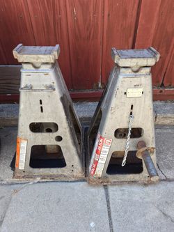 25 Ton heavy-duty Gray Pin-Adjustment Jack Stands