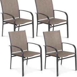 🆕🆕 No Outdoor Dining Table No Patio Chairs Porch Chairs Set Of Four Dining Table Chairs Brand New In The Box Available In Gray Also