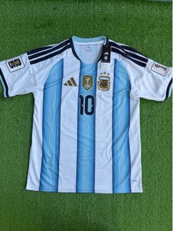 Argentina Messi #10 Authentic Jersey 2022 World Cup Champions W/ 2026 Patch RARE