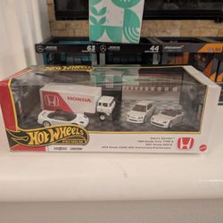 Hot Wheels Premium 2025 Honda Set Sprinter Civic Type R NSX-R S2000 Diorama