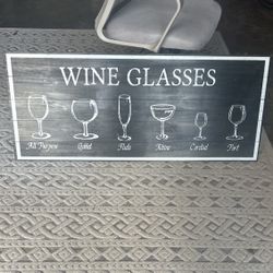 Wine Glass Sign