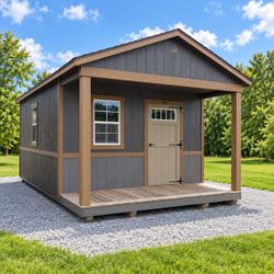 Big Cabin Style for Only $318.11 a Month at Shed Gal!