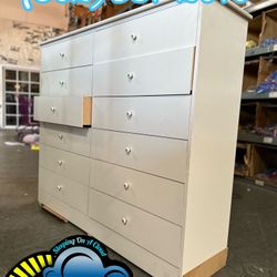 White 12 Drawer Dresser Compressed Chest New Mueble 