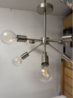 Mid Century Modern Sputnik 8-Light Chandelier