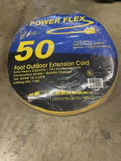 Brand New Heavy Duty Extension Cord 50  Foot 