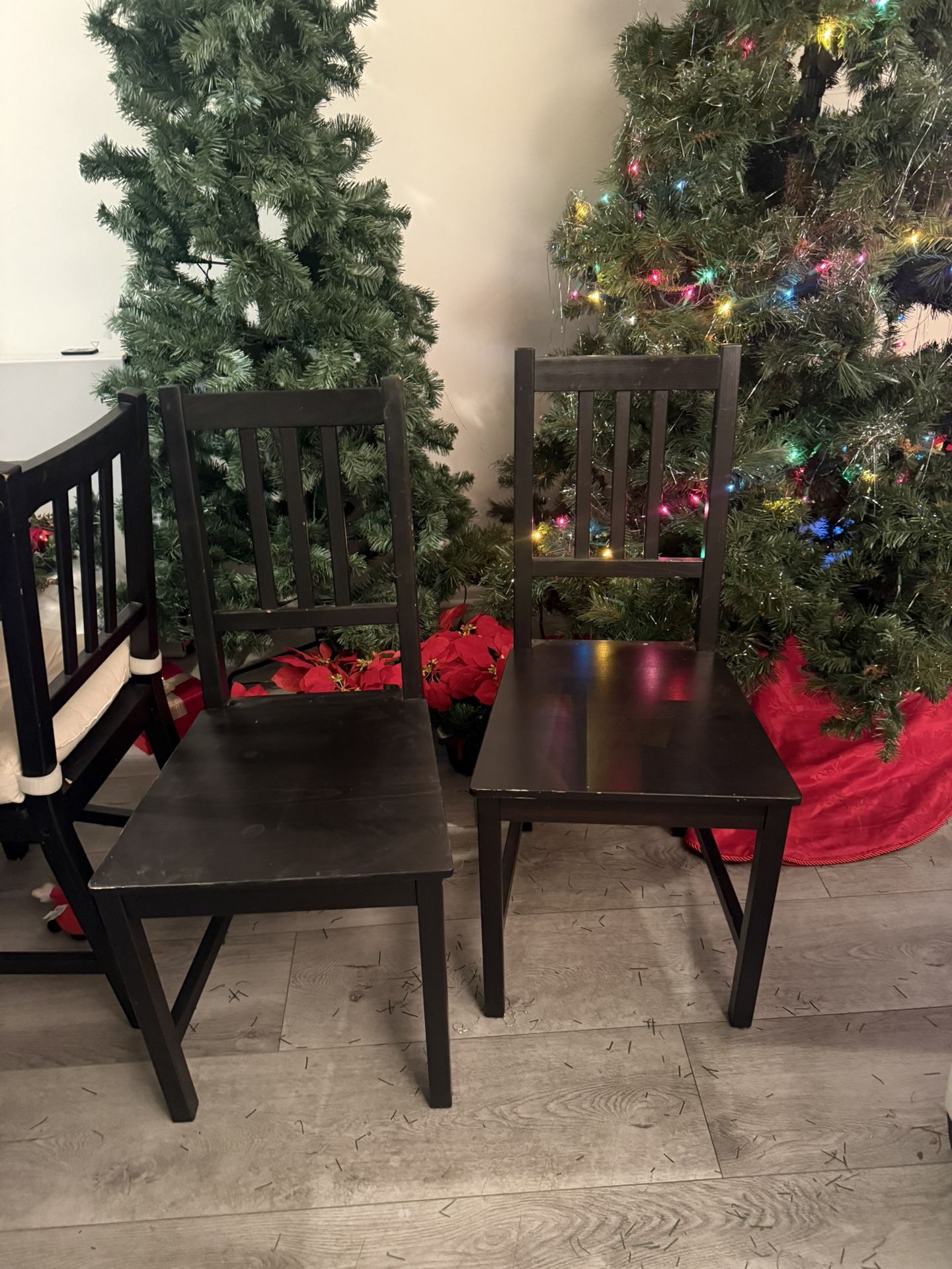 2 Wooden Chairs Works Great