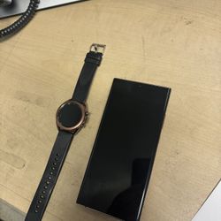 Galaxy Note 20 Ultra 5G 128gb Unlocked with Galaxy Watch 3 41mm