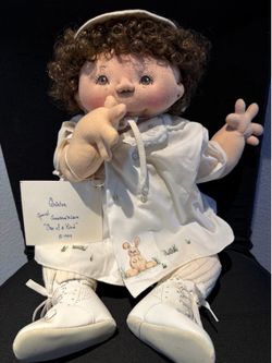 Jan Shackelford “Quinton” OOAK Special Sneakers ’N Lace Signed 1994 Artist Doll