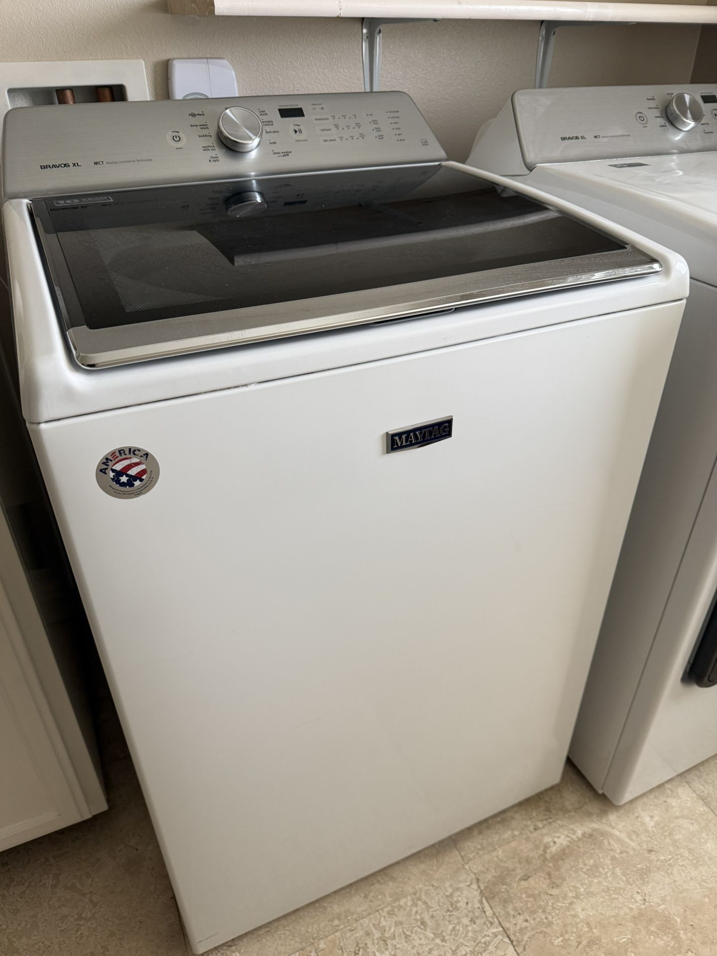 Maytag BRAVOS XL MCT Washer Dryer Set