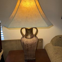 2 Rustic Lamps Set-OBO 