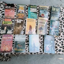 (14) Science Fiction Paperbacks 1956-60's