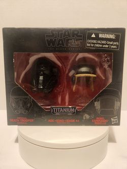 Star Wars Black Series Titanium Helmets