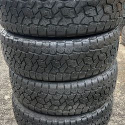 Used tires 225/65/17 Toyo brand all terrain mount & balance recycling included $280