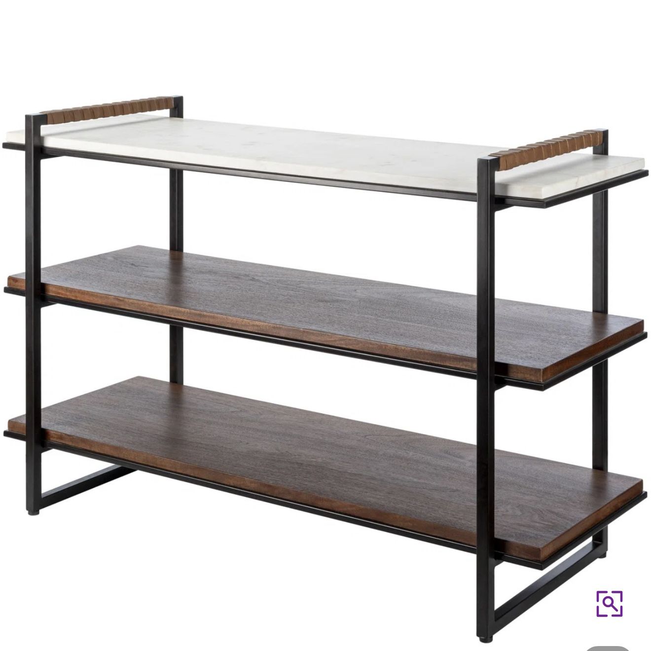 Marble Top Wooden Bookshelf
