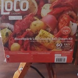60 Qt SureSpark Low Country Boil/Steam Kit
