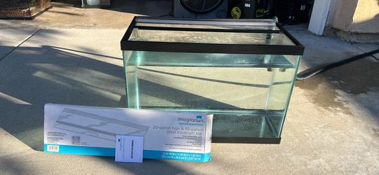 20 Gallon Tall Aquarium with Lid
