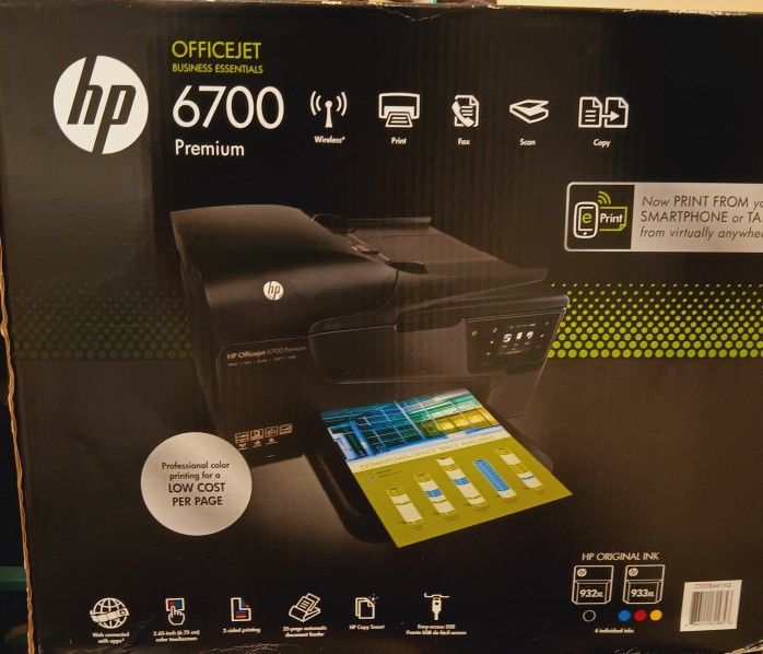 HP 6700 PREMIUM All-In-One OFFICE JET Printer
