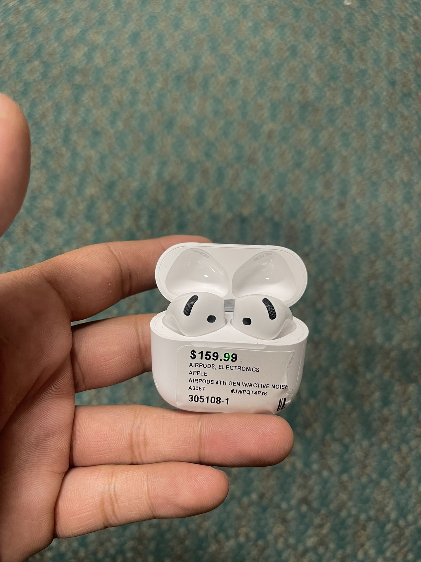 AIRPODS, ELECTRONICS APPLE AIRPODS 4TH GEN WIACTIVE NOISE A3057