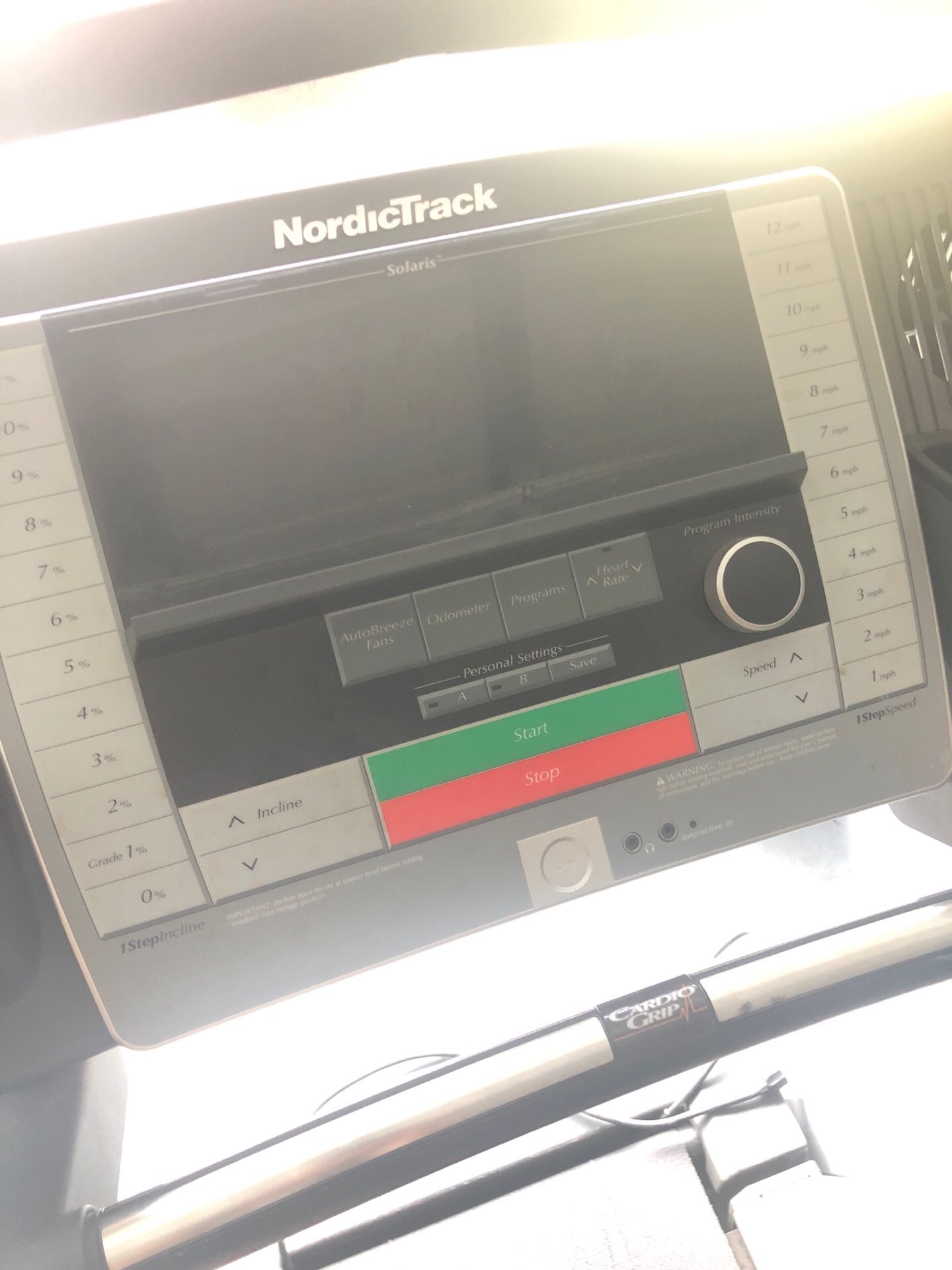 NordicTrack Treadmill 12mph