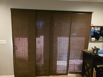 Bali Woven Wood Sliding Panel