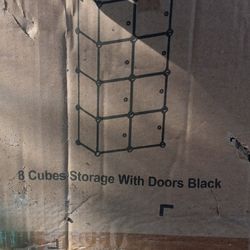 Storage cubes with doors