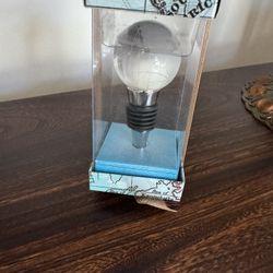 Glass Globe Wine Bottle Stopper