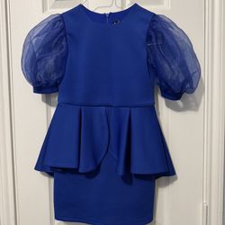 Marc Defang Bubble Sleeve Interview Dress