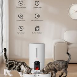 WOPET  AUTOMATIC  CAT  OR DOG FEEDER WIT camera