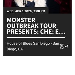Che Encore Tour Tickets