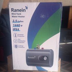 Ranein Electric Mini Tank Water Heater 2.5 Gallon Under Sink Small Hot Water Heater