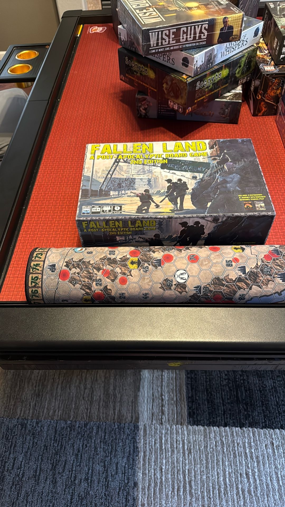 Fallen Land 2nd Edition Board Game With Expansion & Playmat