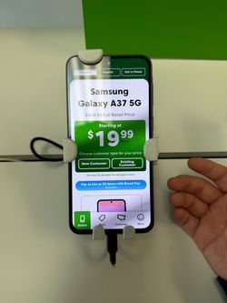LIMITED OFFER! When you switch to Cricket, get the Samsung Galaxy A37 for $19.99!