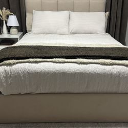 Full Size, Bed, And Mattress / Storage On Bottom