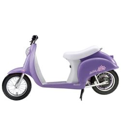 Razor Pocket Mod Betty Electric Scooter - Pink: Steel Frame, 250W Motor, 12" Rubber Wheels, 15 mph Max Speed