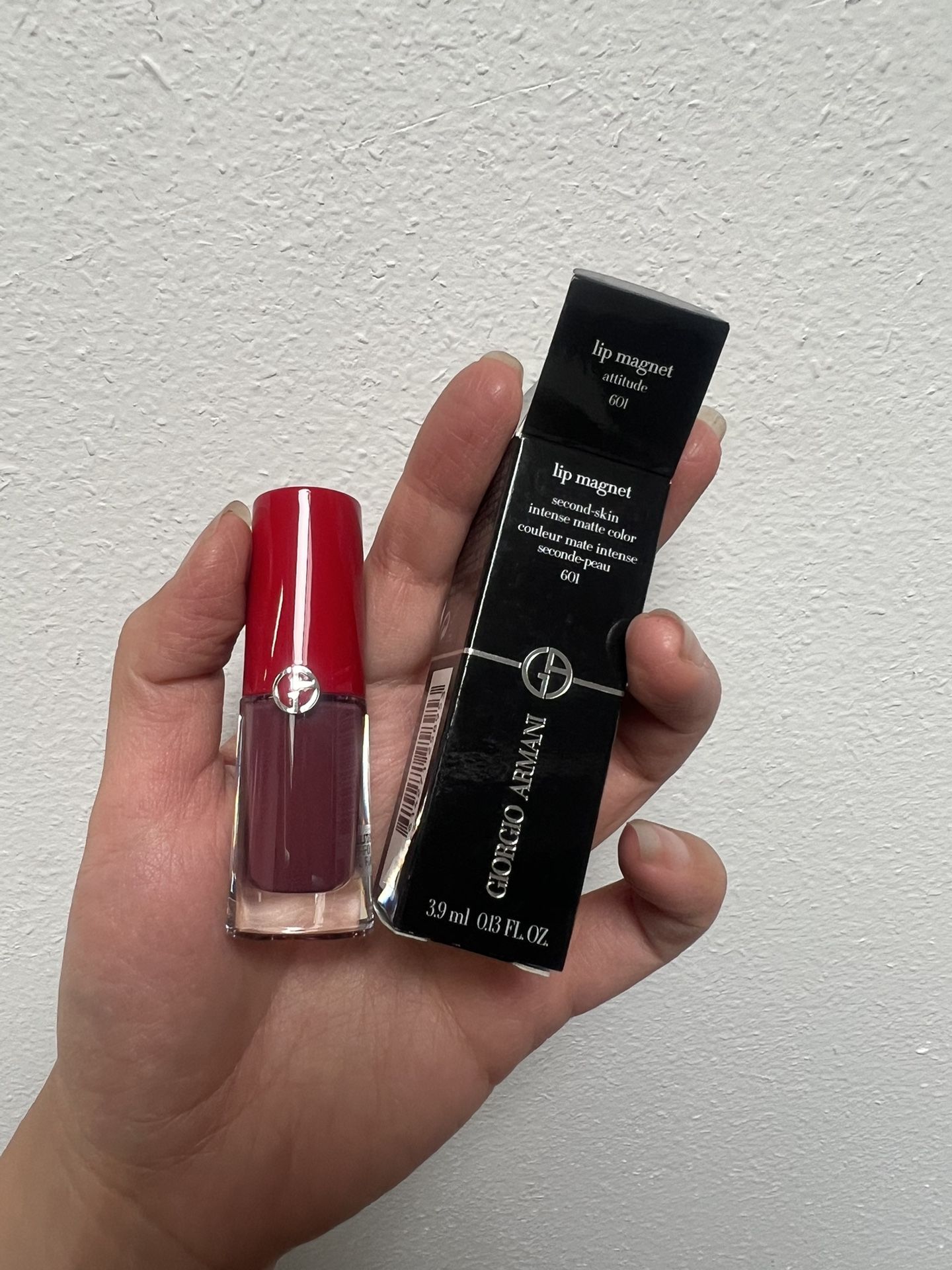 NIB Giorgio Armani Lip Magnet, Second Skin Intense Matte Color 601 Attitude NIB