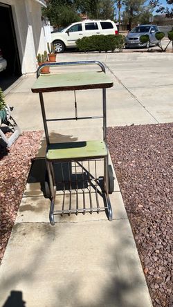 PC computer and printer cart desk vintage