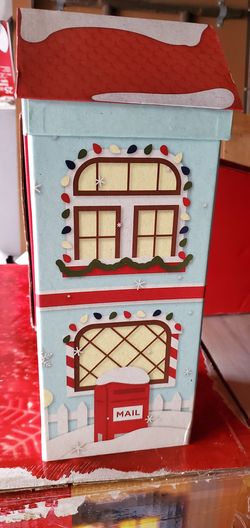 Christmas cardboard box