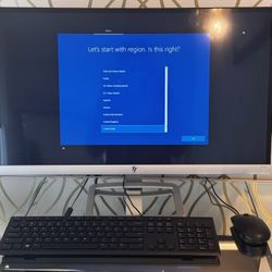 Dell Inspiron 3650 1TB Windows CPU with HP 27es Screen Keyboard & Mouse Bundle