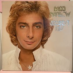 Barry Manilow  Greatest Hits Double LP 12" Record Albums Terre Haute Press