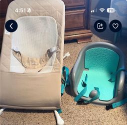 Free bouncy chair and feeding seat