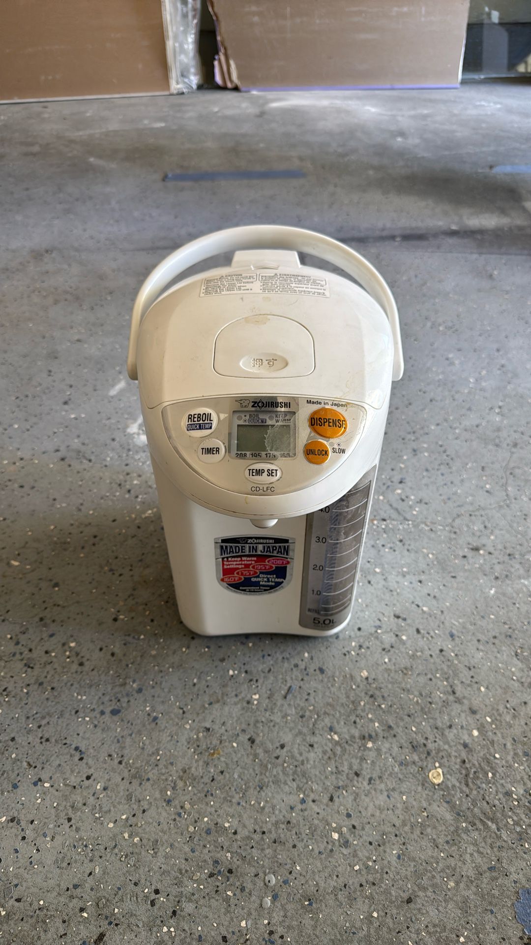 Zojirushi Water Boiler