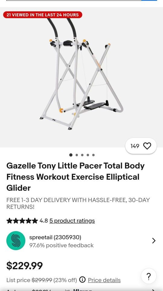 Gazelle Tony Little