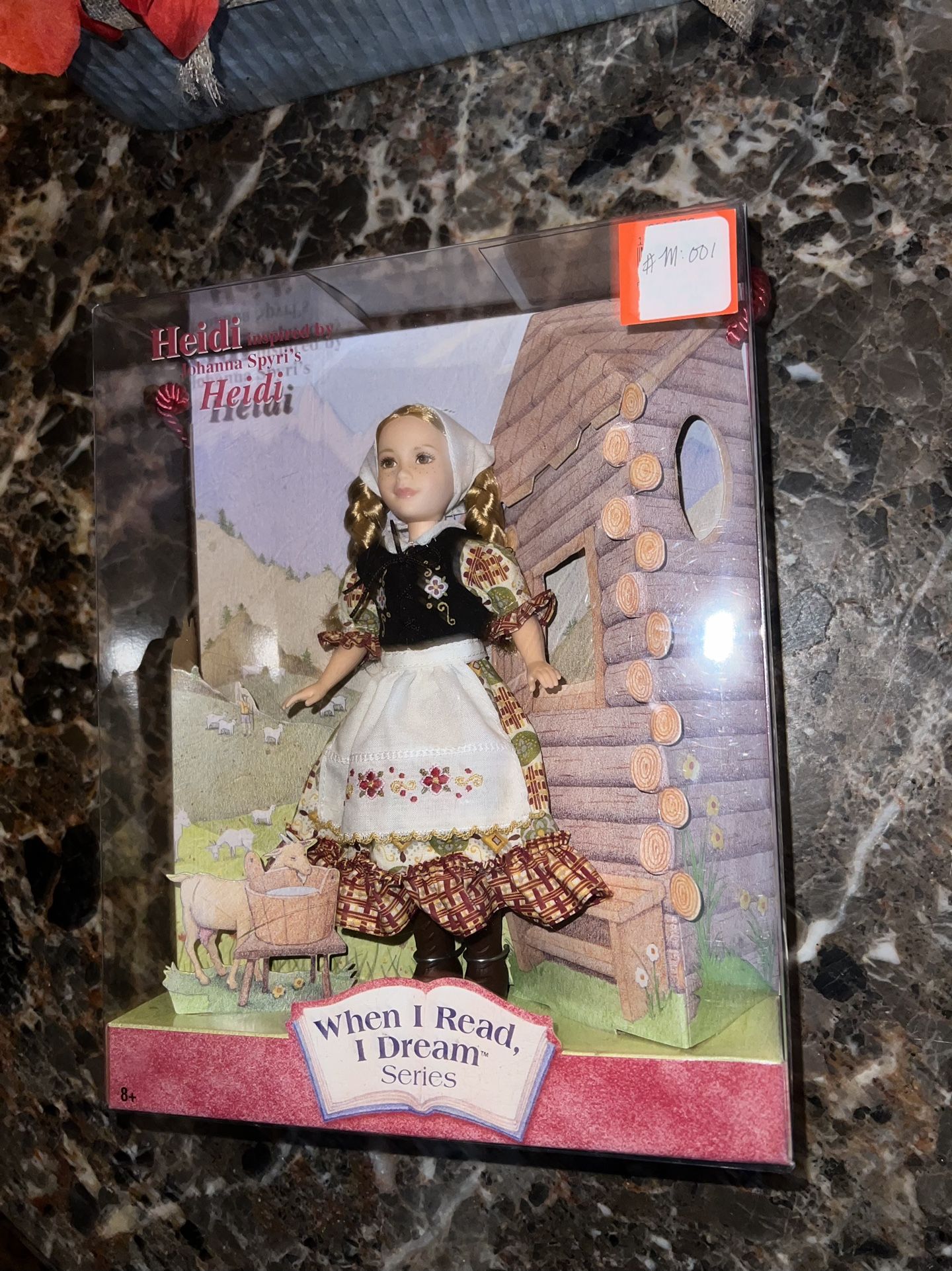 New VINTAGE Johanna Spyri's Heidi Doll Mattel 2001 No. 52900
